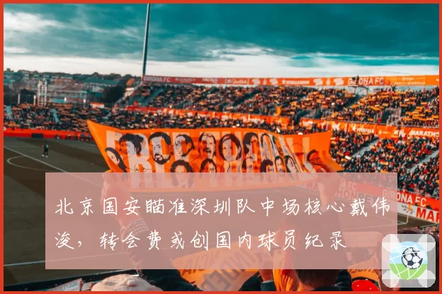 北京国安瞄准深圳队中场核心戴伟浚,转会费或创国内球员纪录